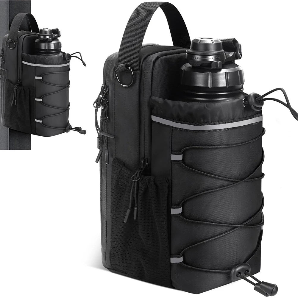 Magnetic Gym Bag Magnetic Sling Pocket Bottle Holder Crossbody Bag for Men and Women